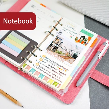 Bavlnené látky pokryté A5 notebook čisté farebné botebook škola používa na vedomie, knihy, kancelárske školské potreby pocketbook
