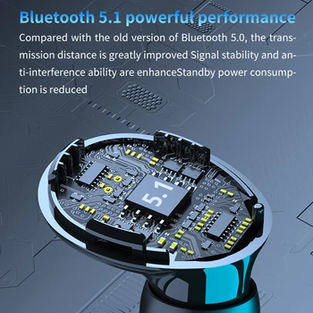 Bezdrôtová Dotyková Bluetooth Slúchadlo V Uchu Stereo Športové Slúchadlá CVC8.0 Redukcia Šumu Slúchadlá Pre Mobilný Telefón S Mic