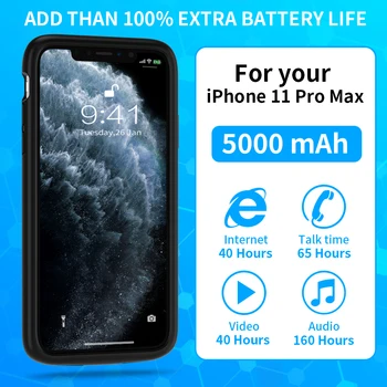 Bezdrôtové Batérie puzdro Pre iPhone 6 7 8 X XS XR Xs Max 11 pro 12 Batéria Prípade Qi Bezdrôtové Nabíjanie silu puzdro pre iphone SE 2020
