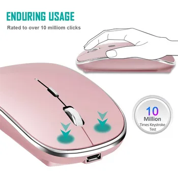 Bezdrôtové Nabíjanie Myš Ultra-tenké Myš + Myš Prijímač, Adaptér Pc Desktop Úrad Entertainment Notebook Príslušenstvo