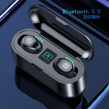 Bezdrôtové V5.0 Bluetooth Slúchadlá HD Stereo Slúchadlá Športové Voise Zrušiť Vodotesné Slúchadlá Slúchadlá S Mikrofónom a Plnenie Box