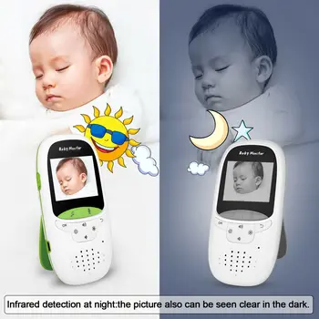 Bezdrôtový Video Baby Monitor Fotoaparátu Digitálny LCD Nočné Videnie 2-Spôsob, ako Hovoriť Video IR LED Teplota Monitor Dieťa Dieťa Spať Cam