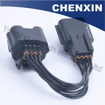 Black 8Pins auto nepremokavé auto konektor line rýchlosť Plug Kyslíkový Senzor Rozšírenie Drôt Postroj 7282-8855-30 7283-8855-30
