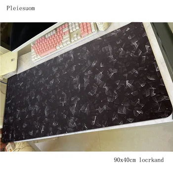Black Abstraktné padmouse pc príslušenstvo 900x400mm podložka pod myš zápästie zvyšok herné enterprise gumené rohože klávesnice veľké mouse mat hráč