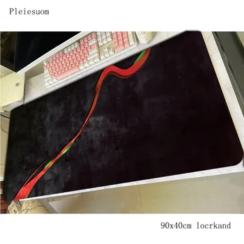 Black Abstraktné padmouse pc príslušenstvo 900x400mm podložka pod myš zápästie zvyšok herné enterprise gumené rohože klávesnice veľké mouse mat hráč