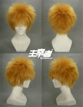 Bleach Kurosaki Ichigo Naruto Bolesť Krátke Cosplay Parochne pre Človeka Chlapci Tepelne Odolných Syntetických Vlasov Kostým Anime Parochňu