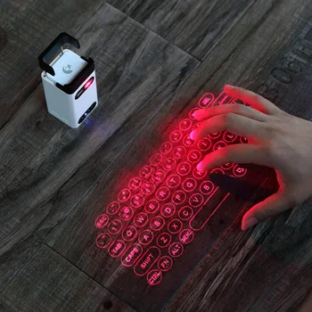 Bluetooth virtuálne laser klávesnice Bezdrôtovej Projekcie, klávesnice Prenosných pre počítač, Telefón pad Notebook S Myšou funkcia hot