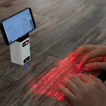 Bluetooth virtuálne laser klávesnice Bezdrôtovej Projekcie, klávesnice Prenosných pre počítač, Telefón pad Notebook S Myšou funkcia hot