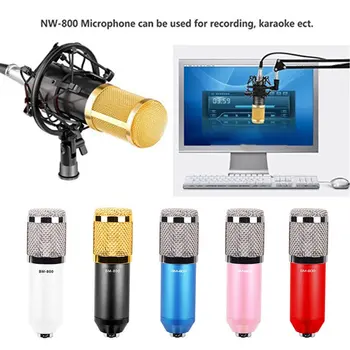 Bm-800 Kondenzátorových Mikrofónov Auta Vysielanie Štúdiové Nahrávanie Profesionálny Mikrofón Praktické Prenosné Mikrofóny