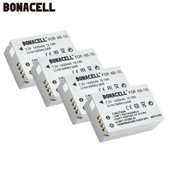 Bonacell 1400mAh NB-10 L NB 10 L Li-ion Batéria pre Canon PowerShot SX50 SX60 HS G1 X G15 g16, ansel SX-Series SX40 HS SX50 SX60
