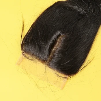 Brazílsky Telo Vlna Čipky Uzavretie Remy Ľudské Vlasy Zväzky 4*4 Siwss Čipky s Baby Vlasy 130% Hustota Čipky Uzavretie Rozšírenie