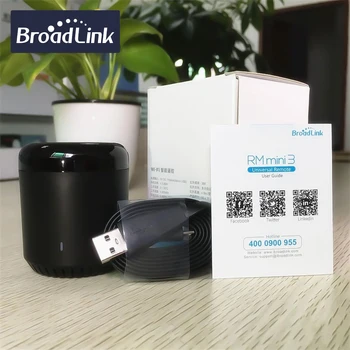 Broadlink RM Mini 3 Smart Home WiFi+IR Diaľkové Ovládanie, AC TV Ovládanie pre Alexa Domovská stránka Google IFTTT s EÚ USB Konektor SP3 wifi Zásuvky