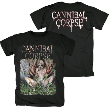 Brutálny Death Metal Kanibal Mŕtvola krvácania pánske T-Shirt Ázijské Veľkosť Bežné Krátke Rukáv Top O Krk Bavlnené Tričká Topy