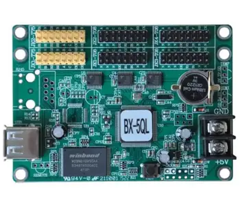 BX-5QL USB port verzia plná farba Nadpražia, LED displej regulátora karty sa dodávajú s 4 skupiny HUB08 2 skupiny HUB75