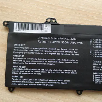 C21-X202 Notebook Batéria pre ASUS VivoBook S200 S200E X201 X201E X202 X202E S200E-CT209H S200E-CT182H S200E-CT1 7.4 V