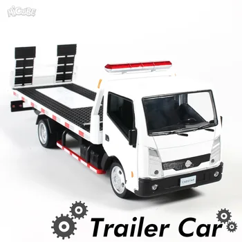 Cabstar Truck DieCast Kovové Vysoké Simulácia 1:32 Zliatiny Vytiahnuť Späť Modelu Auta Záchranu Trailer Dopravu Nákladných Vozidiel Simulované Svetlá