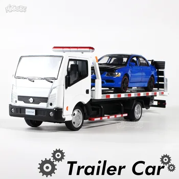 Cabstar Truck DieCast Kovové Vysoké Simulácia 1:32 Zliatiny Vytiahnuť Späť Modelu Auta Záchranu Trailer Dopravu Nákladných Vozidiel Simulované Svetlá