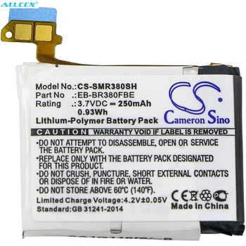 Cameron Čínsko 250mAh Batérie B1230J1EA,EB-BR380FBE,PGF582224H pre Samsung Gear 2, Výstroj 2 Neo, SM-R380, SM-R381