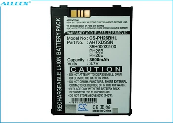 Cameron Čínsko 3600mAh Batérie PH26B pre AUDIOVOX PPC-6600, PPC-6601, VX6600, Pre DAXIAN CU928, Pre DOPOD 700, E-PLUS PDA III