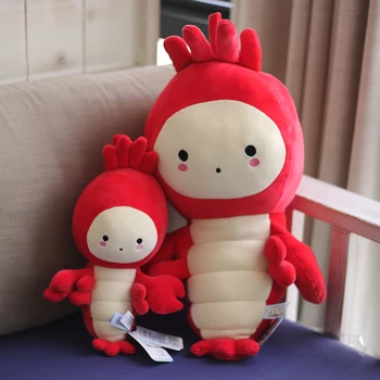 Candice guo! Super roztomilé plyšové hračky krásne kreslené lobster Riečny mäkké, vypchaté bábika gauč obliečky na vankúš narodeniny Vianočný darček