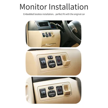 CAREUD TPMS U912 Monitor pre Nissan/Mazda/Toyota/Honda Monitorovanie Tlaku v Pneumatikách Systém, ktorý sa Používa pre Monitor Stratené alebo Nefunkčné NIE Senzory