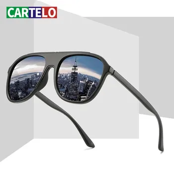 CARTELO Klasický Dizajn S Úplne Polarizované Okuliare Od Módy Všetky-Fit UV400 Zrkadlo Slnečné okuliare, Chlap je Slnečné Okuliare Mužov