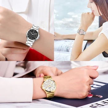 Casio Značka Vysokej kvality Quartz hodinky z Nerezovej Ocele náramkové hodinky Módne Ženy Hodinky Dámske Náramkové bežné hodinky LTP-V300L-4A