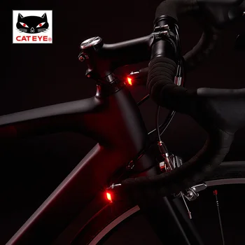 CATEYE Cyklistické Požičovňa Barend Bicykli Bezpečnostné Svetlo Bar Plug Lampy Jazdiť na Bicykli Ohýbať Riadidlá Konci Výstražné Svetlá Klip 3 Režimy 100 hod.