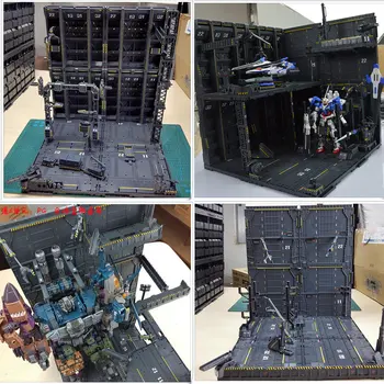 CG Voľne kombinovať Gundam Hangáru Domény základný scenár budovy Mechanické reťazca base akčný model obrázok