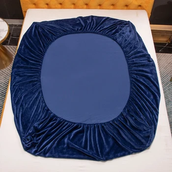 ChicSoleil Teplé list matrac kryt zimné útulný všetci-okolo elastické gumičky, pevné lôžko list s obliečky na vankúše