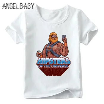 Chlapci/Dievčatá Majstri Vesmíru On-Man Tlač Funny T-shirt Deti Letné Topy Deti Cartoon Bežné Detské tričko,HKP5258