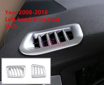 Chrome Auto Štýl Interiéru Tvarovanie Výbava Rukoväť držiak Prevodovky Otvor Kryt 2008-2017 Pre Toyota LC Land Cruiser 200 Príslušenstvo
