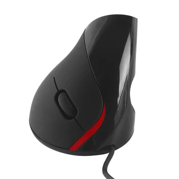 CHYI Vertikálne Myš USB, Drôtová Ergonomic Gaming Mouse, Optická 1600DPI Pravom Zápästí Zdravé Myši Myš S Podložkou Držiak Pre Notebook