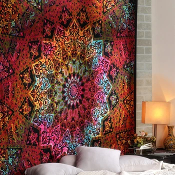 Cilected Indickej Mandala Gobelín Hippies, Dekoratívne Nástenné Závesné Tapisérie Boho Blnaket Yoga Mat prehoz cez posteľ obrus 200x148cm