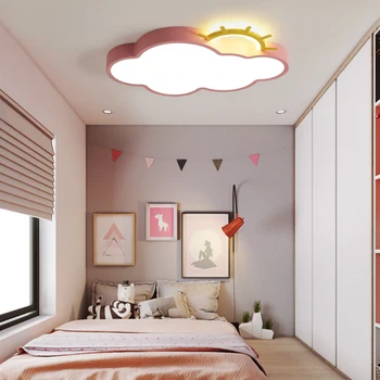Cloud tieni LED lustre strop Pre Spálňa, detská izba detská izba moderný Luster Osvetlenie plafonnier led lesk