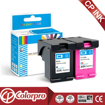 Colorpro 302 Veľkoobchod pre HP302 302XL Atramentová Kazeta pre HP DeskJet 1110 1111 1112 2130 2131, Inkjetprinter 3630 3830 4650 tlačiareň