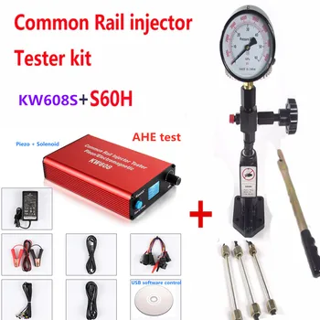Common rail injektor tester aktualizácia KW608 multifunkčné diesel USB Injektor tester a S60H Common Rail Vstrekovacej Trysky tester