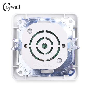 COSWALL EÚ Štandardnej Sieťovej Dimmer ovládanie Pre Lampa 800W Maximálne Light Switch Kolo Zadok