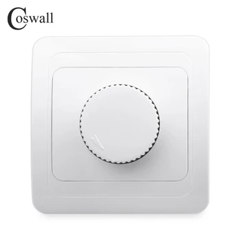 COSWALL EÚ Štandardnej Sieťovej Dimmer ovládanie Pre Lampa 800W Maximálne Light Switch Kolo Zadok