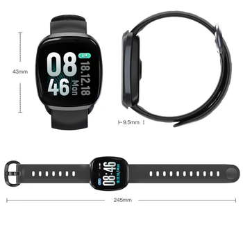 COXRY Smart Pánske Hodinky Vodotesný Ip67 Krvný Tlak Fitness Tracker Športové Hodinky Ženy Spánku Monitor Mužov Smartwatch Pre IPhone