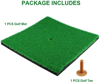 CRESTGOLF Golf Biť Rohože Vnútorné/Vonkajšie SBR Golf Rohože na Driving Range Praxi Dvore Použite Zelený (Dlhý/Krátky Tráva)
