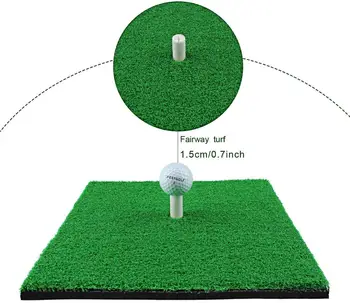 CRESTGOLF Golf Biť Rohože Vnútorné/Vonkajšie SBR Golf Rohože na Driving Range Praxi Dvore Použite Zelený (Dlhý/Krátky Tráva)