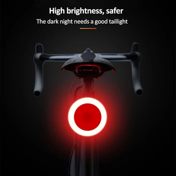Cyklistické Svetlo Osvetlenie 5 Tailight Režimy Bicyklov Svetla USB Nabíjanie Led Svetlo na Bicykel Flash Blesk Chovajú pre Horský Bicykel Sedlovka