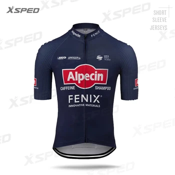 Cyklistický Dres Mužov Team Bike Krátke Rukáv Tričko MAGLIA Alpecin FENIX 2020 Letné Cyklistické Preteky Jednotné Priedušná Triatlon Topy