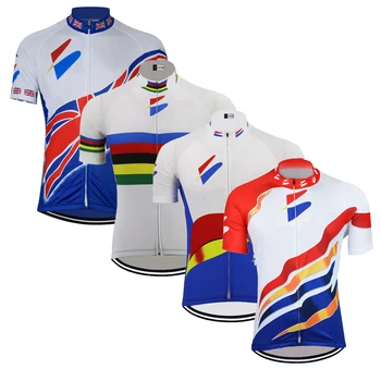 Cyklistický dres ropa Ciclismo mužov krátky rukáv Priedušný cyklistický dres cyklistické odevy 4 štýl MTB triatlon oblečenie