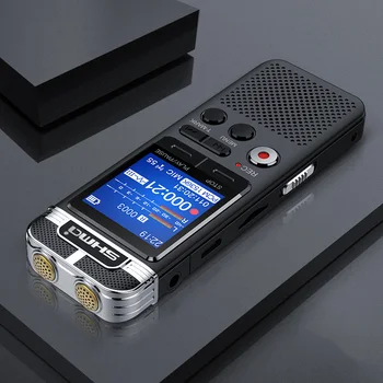 D100 Profesionálne Diktafón hlasom aktivovaný mini digitálny hlasový záznamník pero 16GB PCM nahrávanie Duálny mikrofón denoise HIFI MP3 prehrávač