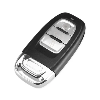 Dandkey 3 Tlačidlá Smart Remote Kľúča Vozidla púzdro Kryt Fob Pre Audi A4L A6L O5 A5 754C Quattro Auto Náhradné HU66 Čepeľ