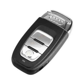 Dandkey 3 Tlačidlá Smart Remote Kľúča Vozidla púzdro Kryt Fob Pre Audi A4L A6L O5 A5 754C Quattro Auto Náhradné HU66 Čepeľ