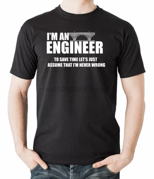 Darček Pre Inžinier Tee Tričko som Inžinier, Zábavné Povolanie T-Shirt