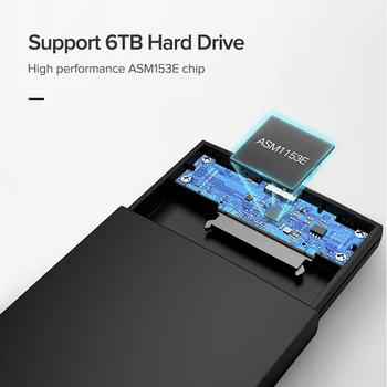 Dbg 2.5 HDD Prípade, SATA do USB 3.0 Adaptér, Externý Pevný Disk Kryt pre SSD Disk HDD Box Prípade HD, 2.5 SSD Prípade SATA na USB